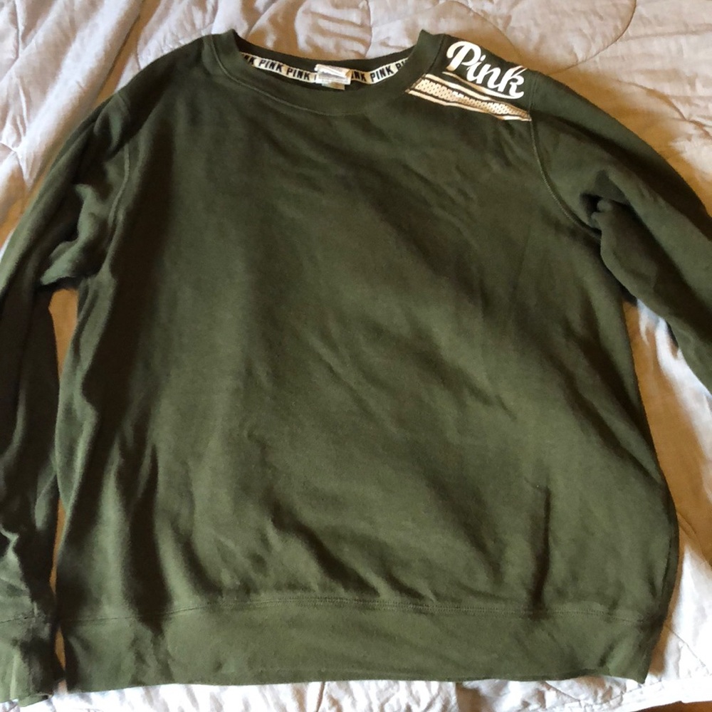 Pink crew neck